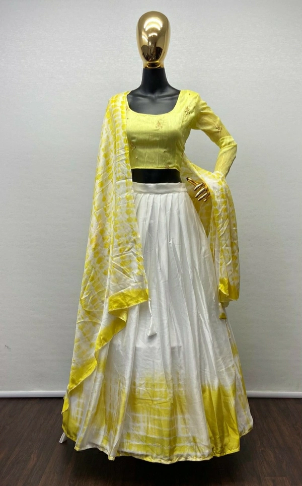 Chinnon Chiffon Lehenga Choli