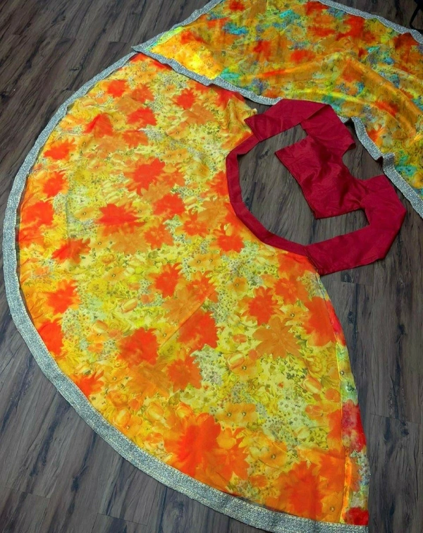Organza Lehenga Choli