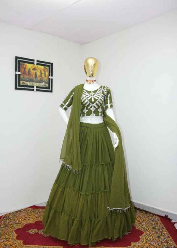 Ruffle Work Lehenga Choli