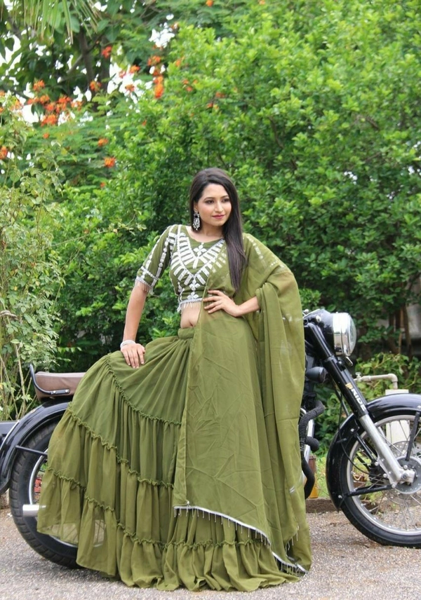 Ruffle Work Lehenga Choli