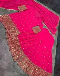Top-Plazzo-Dupatta Set