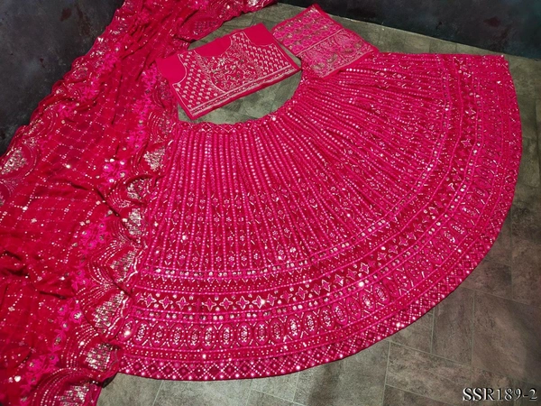 Georgette Lehenga 