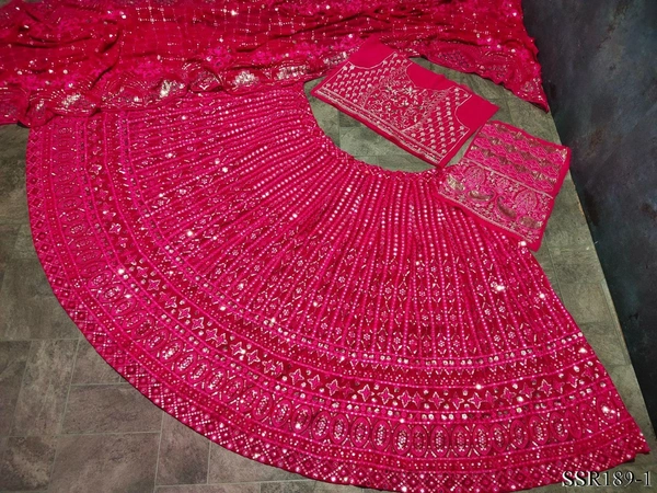 Georgette Lehenga 