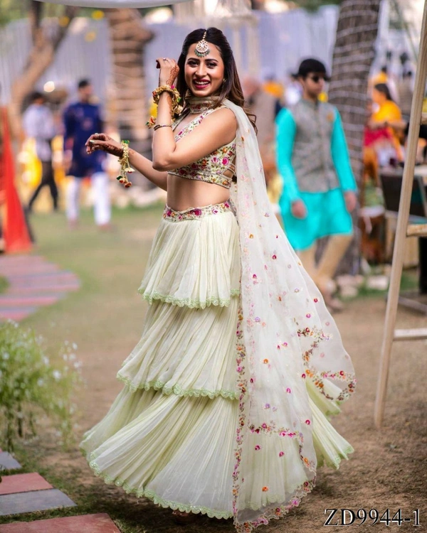 Frill Work Lehenga