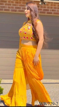 Choli Sharara Set