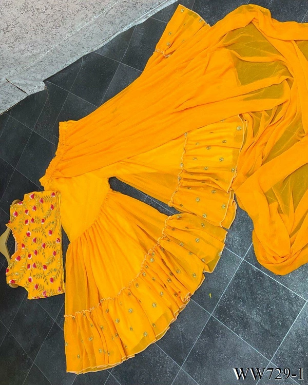 Choli Sharara Set
