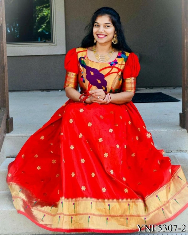 Silk Zari Gown