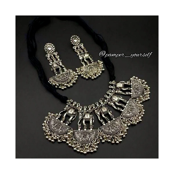 Pamper Yourself  Premium Quality Oxidize Jewellery Set 