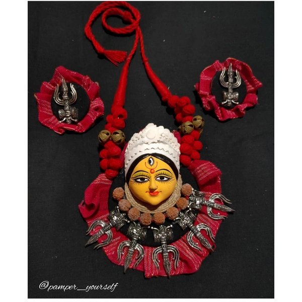 Pamper Yourself  Maa Durga Inspired Handmade Jewellery Set
