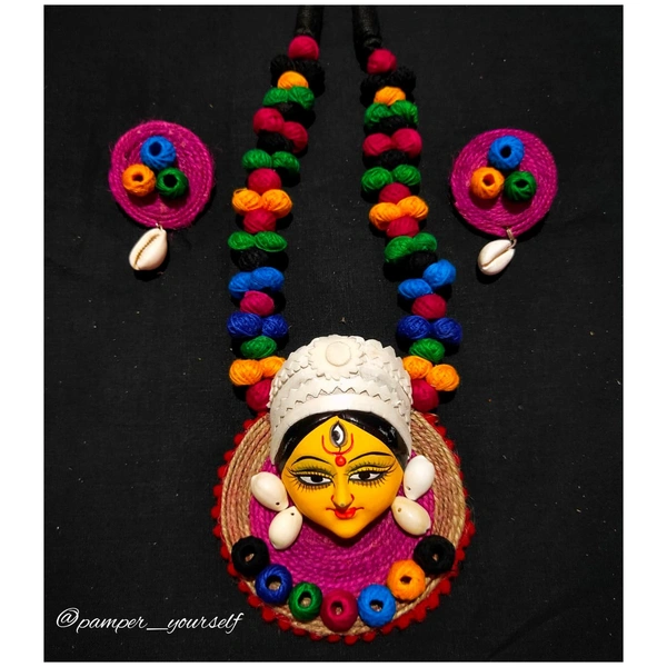 Pamper Yourself  Maa Durga Inspired Handmade Jewellery Set