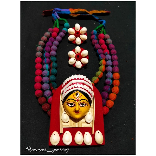 Pamper Yourself  Maa Durga Inspired Handmade Jewellery Set