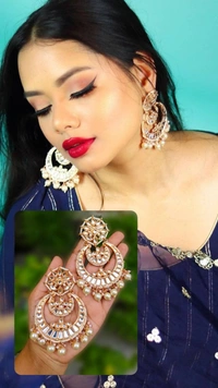 Rose Gold Chandbaali