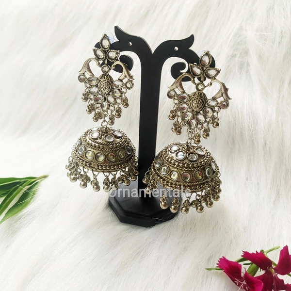 Kundan Studded Jhumki