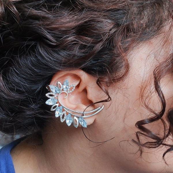 Crystal Earcuff - gold