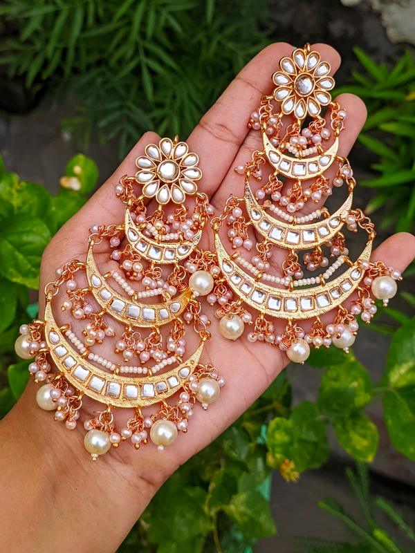 Three Step Danglers Inspired By Nimrit Kaur 