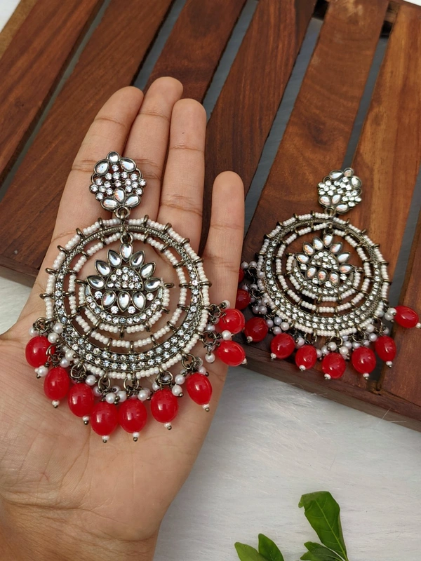 Dayra Earrings - Red