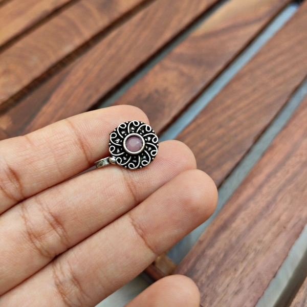 Round Nosepin - Pink