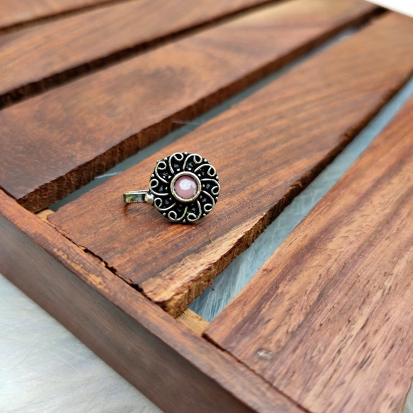 Round Nosepin - Pink