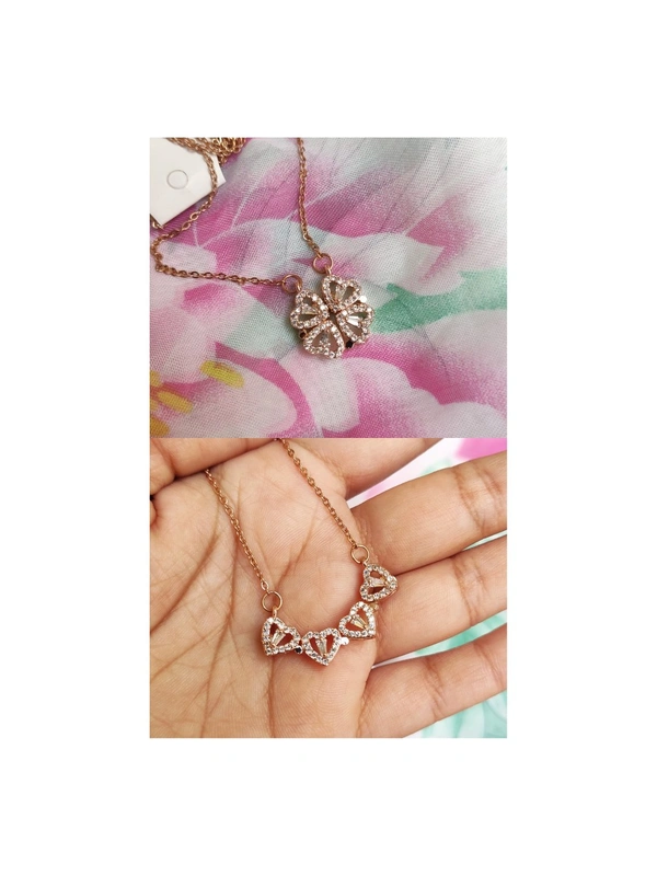 2 In 1 Magnetic Pendant Necklace