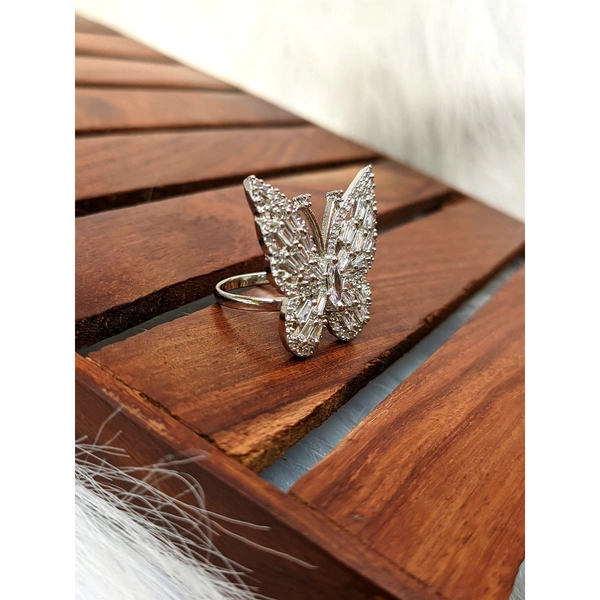 Butterfly Ring - silver