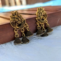 Tiny Peacock Jhumki