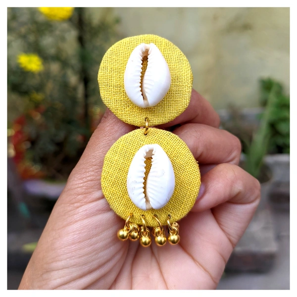 Handmade Cowrie Earrings