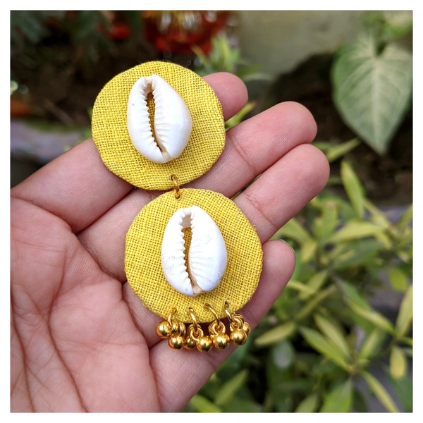 Handmade Cowrie Earrings