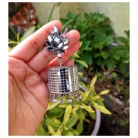 Mirror Cylindrical Jhumki