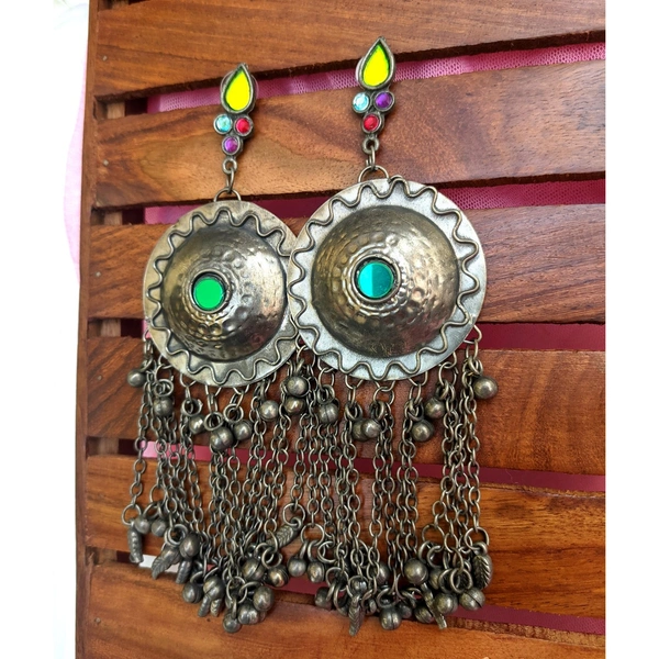 Aafreen Long Afgani Earrings 