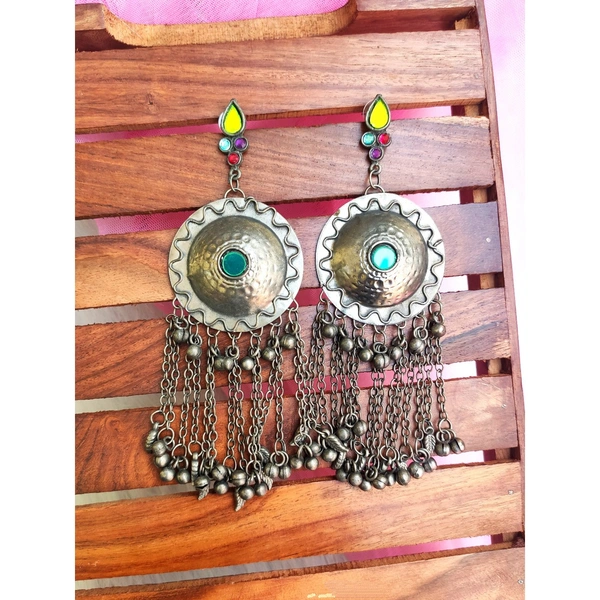 Aafreen Long Afgani Earrings 