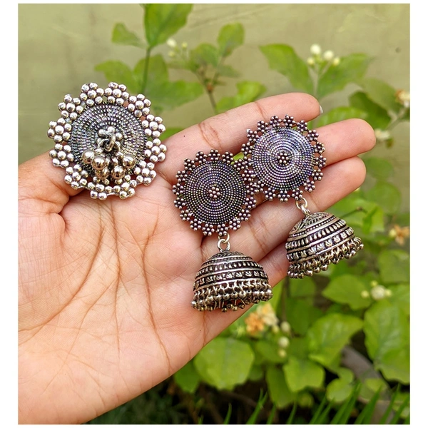 Classic Jhumki With Ring 