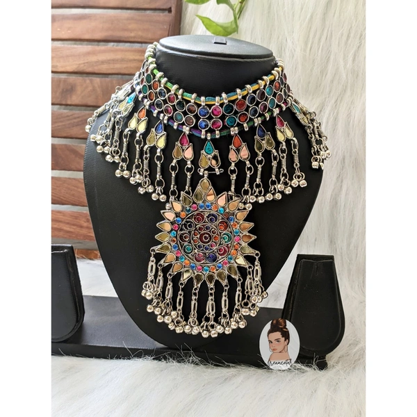 Limited Edition Multicolour Mirror Choker 