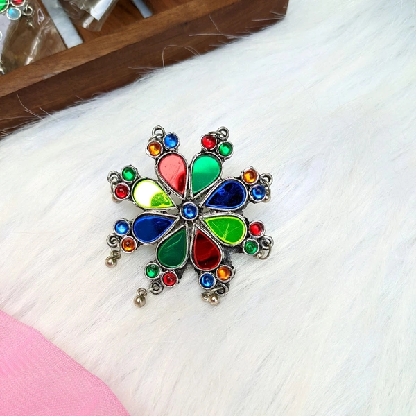 Multicolour Mirror Ring 