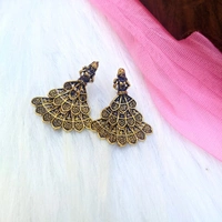 Dancing Doll Earrings  - Blue