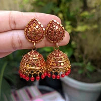 Red Jhumki 