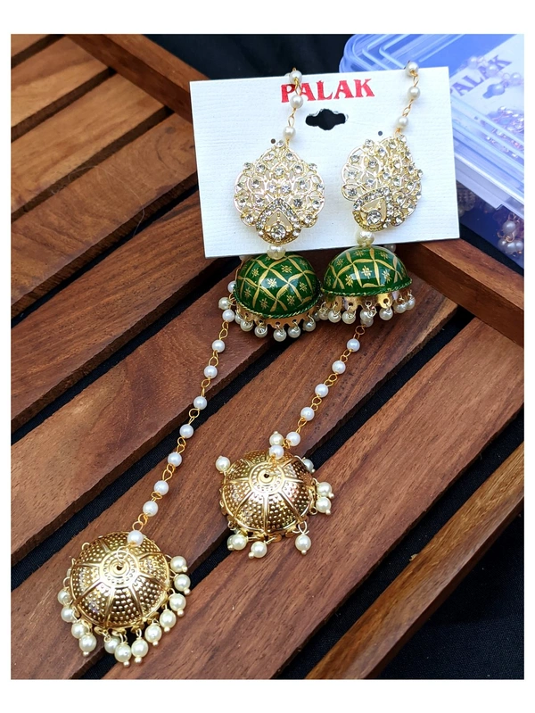 Kashmiri Jhumki  - Green