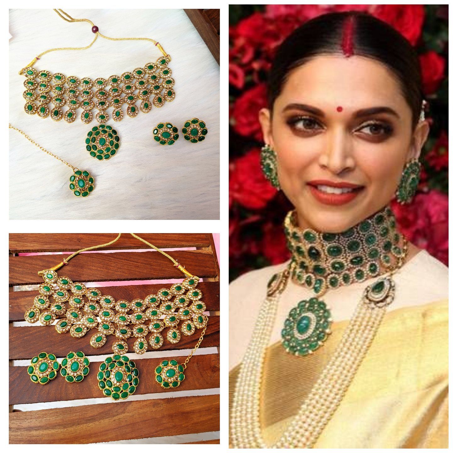 Choker necklace deepika on sale padukone