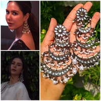 Three Step Danglers Inspired By Sonam Bajwa 