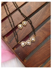 Heart Mangalsutra - Gold