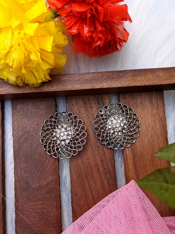 Infinity Flower Studs 