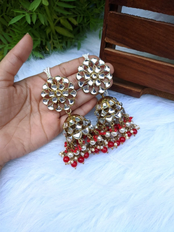 Sahiba Jhumki - Red