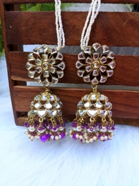Sahiba Jhumki - Purple