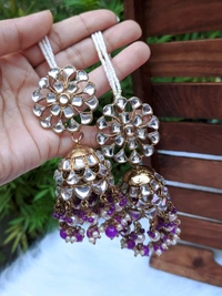 Sahiba Jhumki - Purple