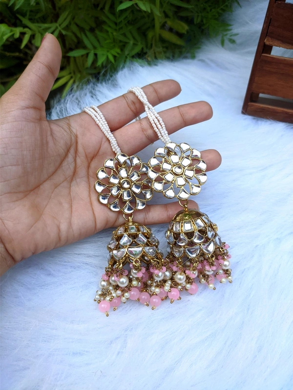 Sahiba Jhumki - babypink