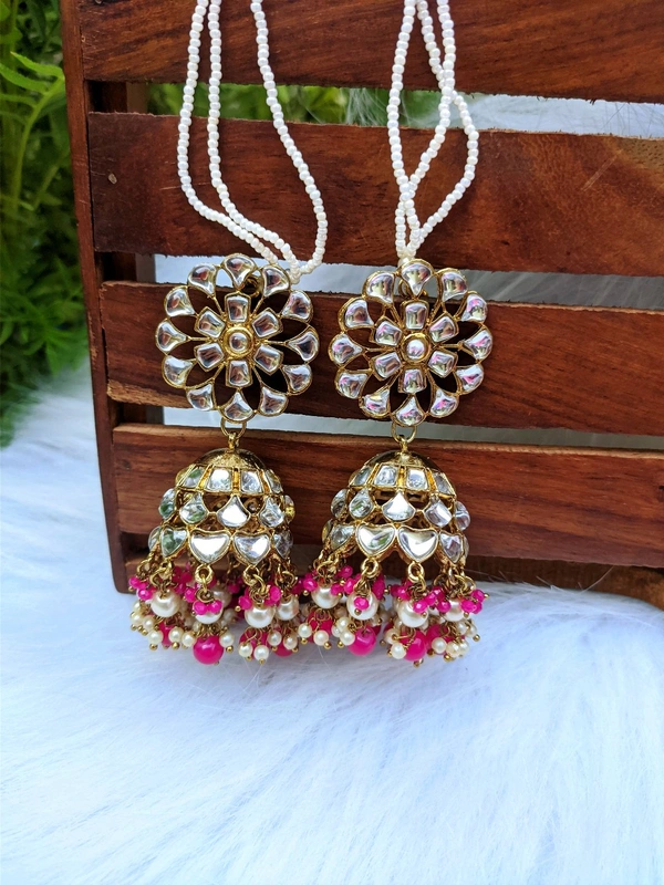 Sahiba Jhumki - Hot Pink