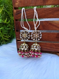 Sahiba Jhumki - Hot Pink