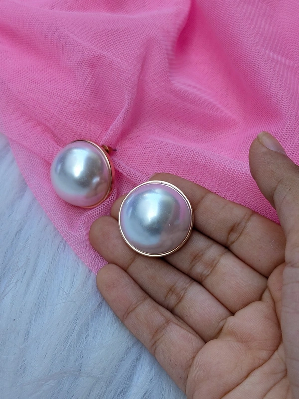 Big Size Pearl Studs 