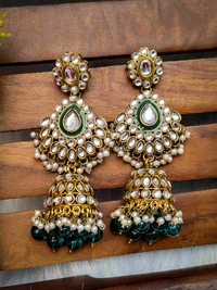 Rehmat Jhumka - Teal