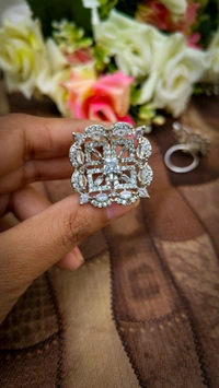 American Diamond Cocktail Ring 