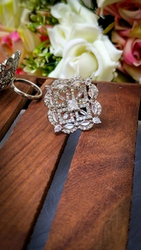 American Diamond Cocktail Ring 